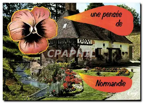 Cartes postales moderne La Normandie Pittoresque Maison