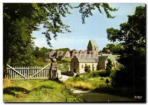 Cartes postales moderne Normandie Le village de l&#39eglise