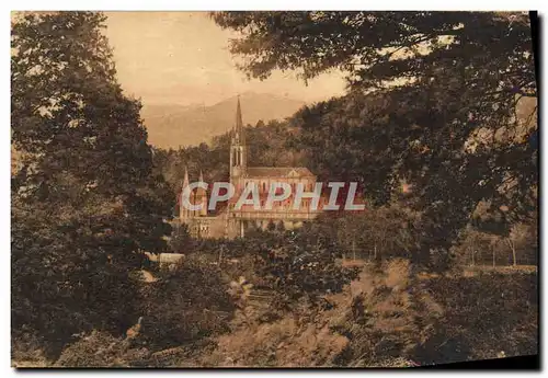 Cartes postales Lourdes La basilique