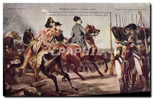 Cartes postales Napoleon 1er Bataille d&#39Iena 14 octobre 1806 Militaria