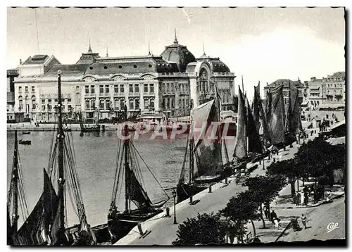 Cartes postales moderne Trouville la Reine des Plages Le port et le casino