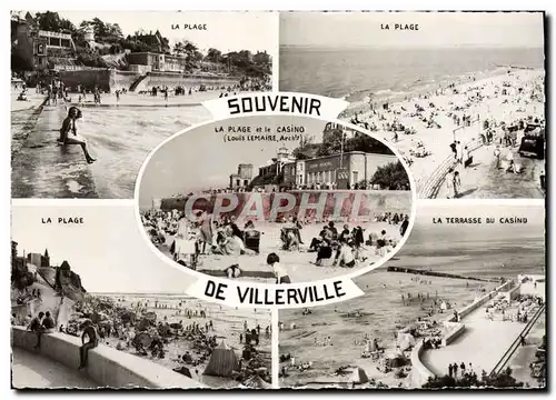 Cartes postales moderne Villerville La Plage La terrasse du casino