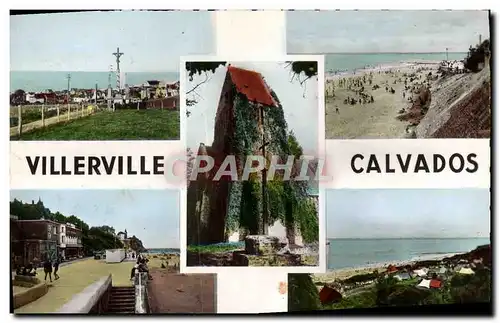 Cartes postales moderne Villerville Plage Calvaire