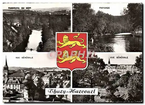 Cartes postales moderne Thuzy Harcourt Panorama du Hom Paysage Vue generale Lion