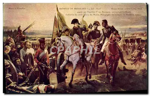 Cartes postales moderne Napoleon 1er Bataille de Friedland 14 juin 1807 Militaria