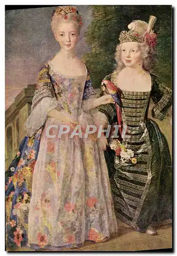 Cartes postales moderne Belle Portrait de Catherine de Bethisy et de son frere Musee de Versailles