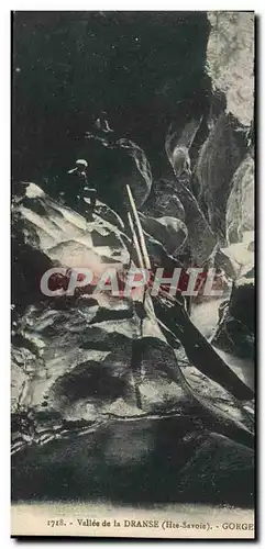 Cartes postales Vallee de la Dranse Gorge du diable