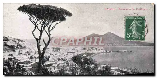 Cartes postales Napoli Panorama da Posillipo