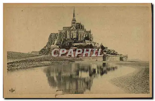 Cartes postales Mont Saint Michel Vue prise a l'Est de la digue