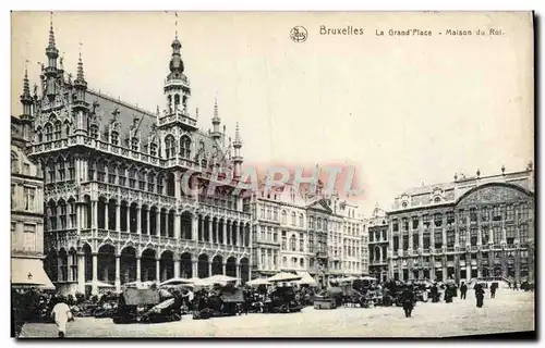 Cartes postales Bruxelles La Grand Place Maison du Roi