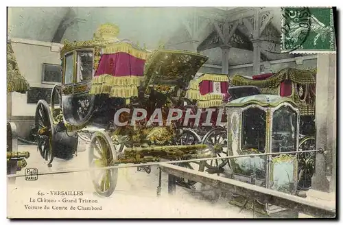 Cartes postales Versailles Le Chateau Grand Trianon Voiture du Comte de Chambord