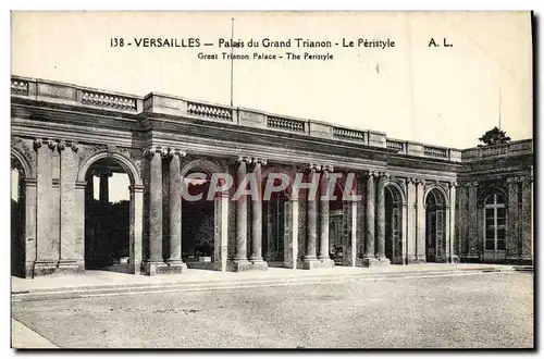 Cartes postales Versailles Palais Grand Trianon Le Peristyle