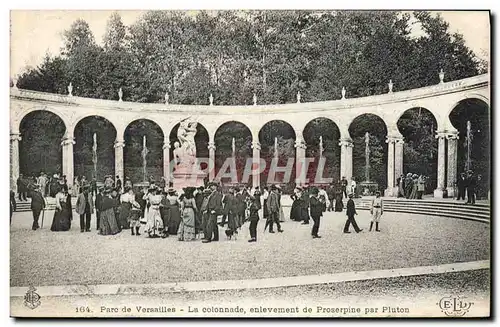 Cartes postales Versailles La Colonnade Enlevement de Proserpine Par Pluton