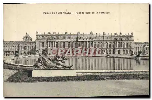 Ansichtskarte AK Versailles Palais de Facade Cote de la Terrasse