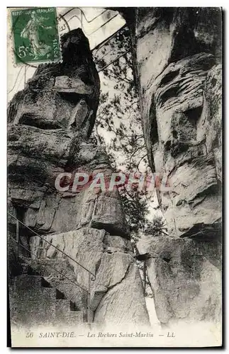 Cartes postales Sainte Die Les Rochers Saint Martin