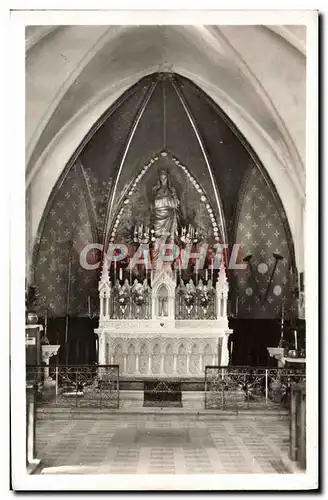 Cartes postales moderne Vindefontaine Chapelle N D De La Salette Interieur Vierge