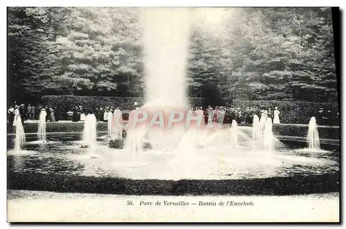 Cartes postales Parc De Versailles Bassin De l&#39Encelade