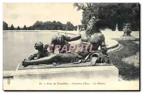 Cartes postales Parc De Versailles Parterre d&#39Eau Le Rhone