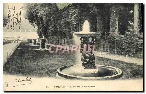 Cartes postales Versailles Allee Des Marmousets