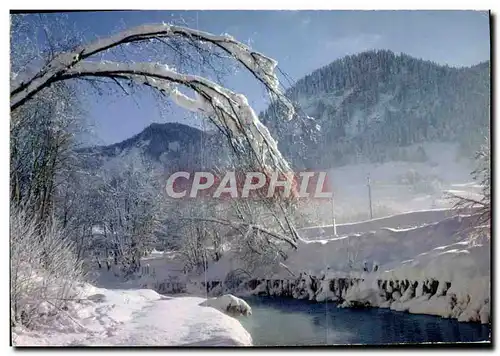 Cartes postales moderne Neige Et Soleil Le Torrent En Hiver