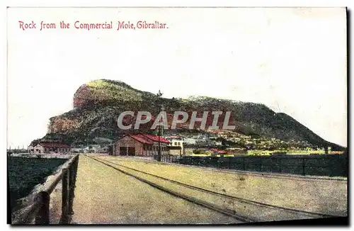 Cartes postales moderne Rock From The Commercial Mole Gibraltar