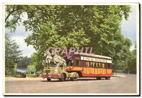 Cartes postales moderne Autobus Vins du Postillon Cheval