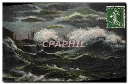 Cartes postales Coup de vent d'Ouest