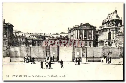 Cartes postales moderne Versailles Le Chateau La Facade