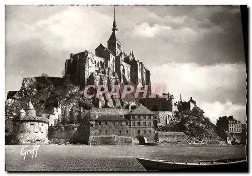 Cartes postales moderne Le Mont St Michel Facade Ouest