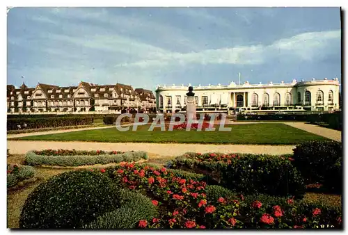 Cartes postales moderne Deauville Trouville Le Casino De DEauville Et Le Normandy Hotel