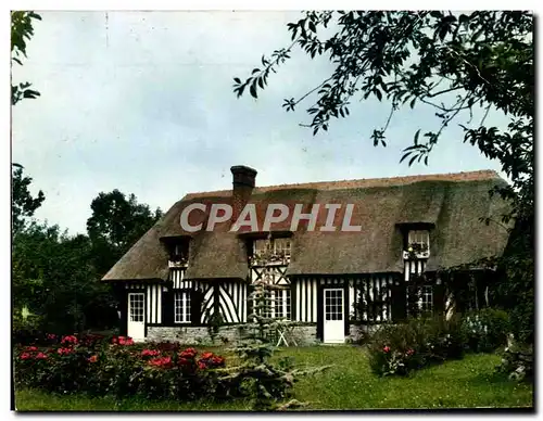 Cartes postales moderne La Normandie Maison Normande au toit de chaume