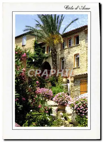 Cartes postales moderne Un Village Provencal en Fleurs Provence
