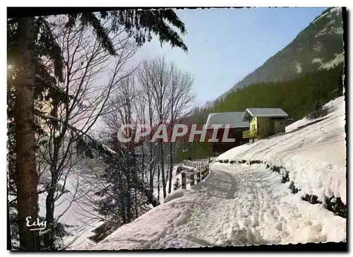 Cartes postales moderne Images De Chez Nous En Hiver Maison dans la neige