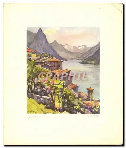 Cartes postales moderne Paysage Maisons au bord d&#39un etang