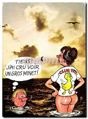 Cartes postales moderne Serie Bords de Mer Club Titi