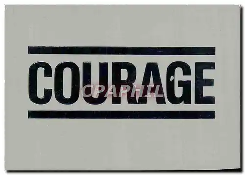 Cartes postales moderne Courage