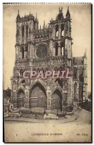 Cartes postales Cathedrale D'Amiens