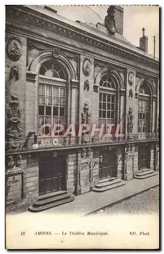 Moderne Karte Amiens Le Theatre Municipal