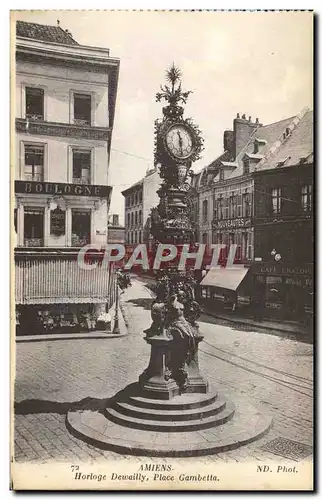 Cartes postales moderne Amiens Horloge Devailly Place Gambetta