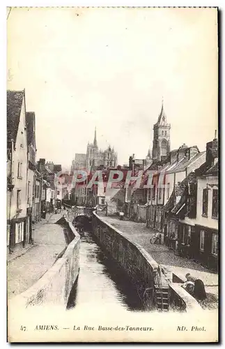 Ansichtskarte AK Amiens La Rue Basse Des Tanneurs