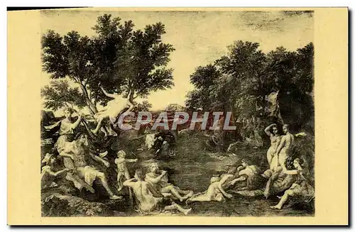 Cartes postales Poussin Apollon Et Daphne Paris Musee Du louvre