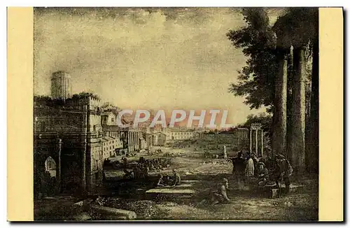 Ansichtskarte AK Claude Lorrain Vue du Campo Vaccino a Rome Paris Musee Du louvre