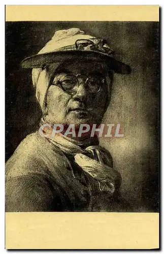 Ansichtskarte AK Chardin Portrait de l&#39artiste a la visiere Paris Musee Du Louvre