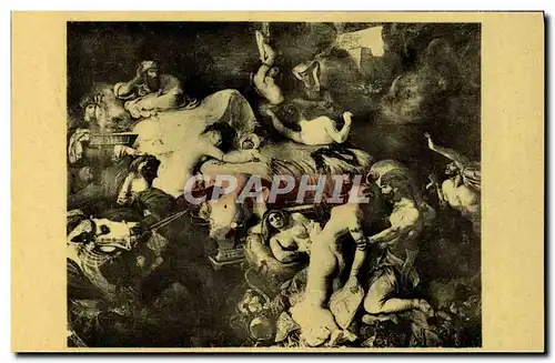 Ansichtskarte AK Delacroix La mort de Sardanapale Paris Musee Du Louvre