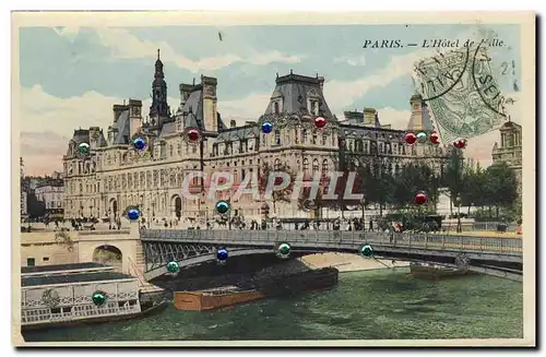 Cartes postales Paris L&#39hotel de Ville