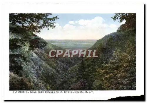 Cartes postales moderne Plaaterskill Clove from Outlook point Catskill Mountains