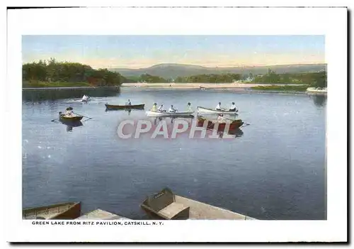 Cartes postales moderne Green Lake From Ritz Pavilion Catskill
