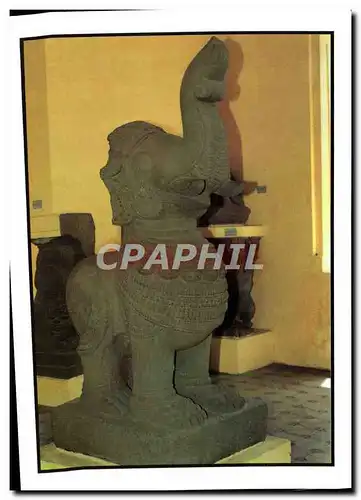 Cartes postales moderne Bao Tangdieu Khac Cham Lion Elephant Gajasimba Vietnam