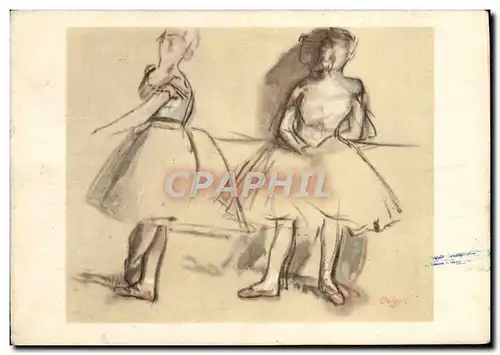 Cartes postales moderne Degas Danseuse a la barre