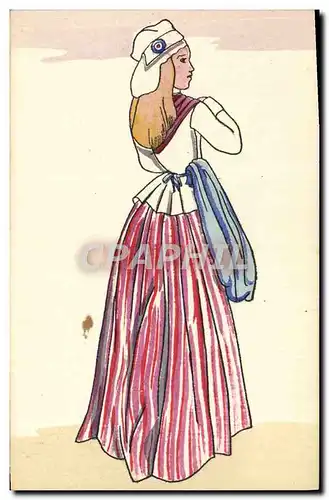 Cartes postales Histoire Du Costume Francais Revolution 1792